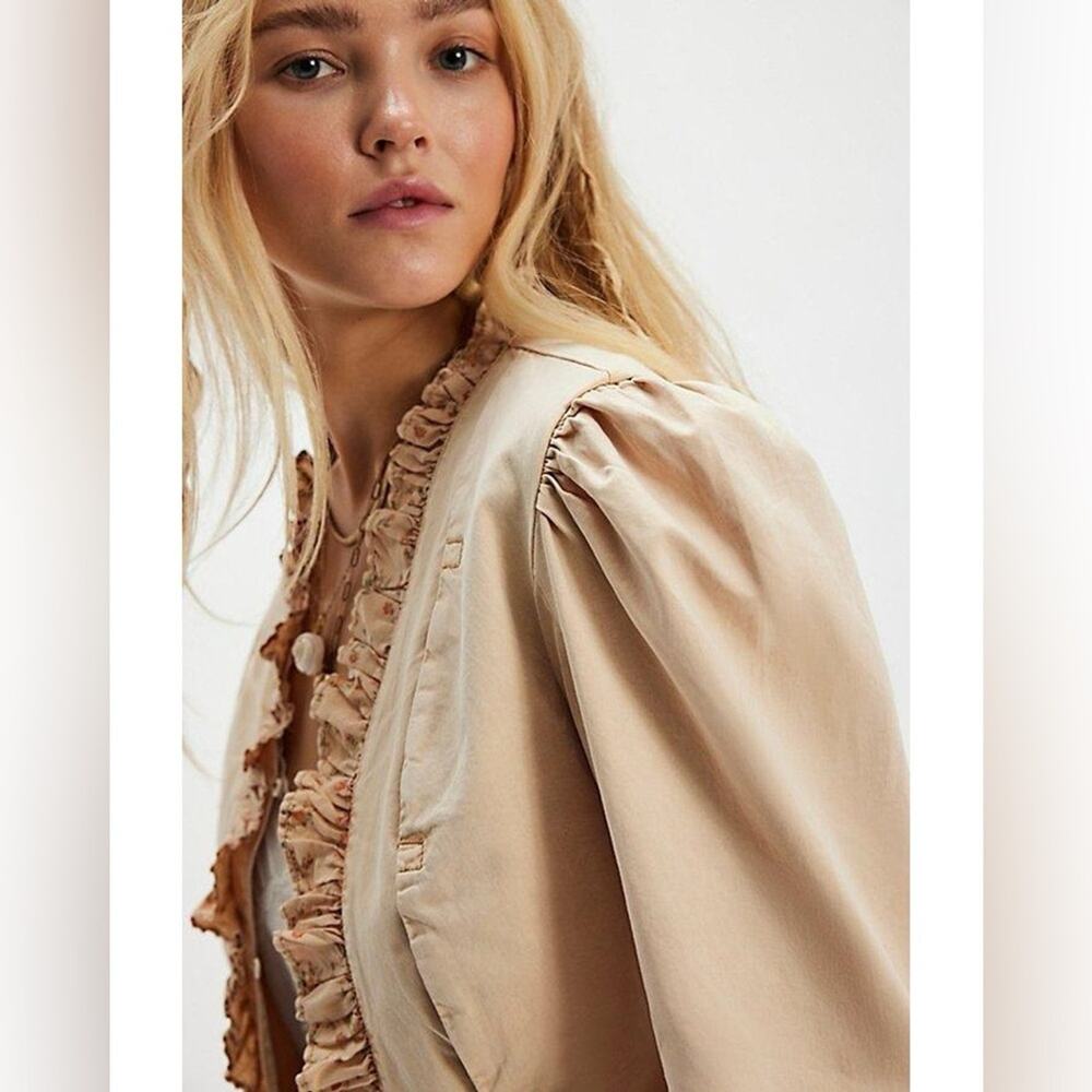 Free People Bennet Ruffle Jacket - Picture 2 of 8